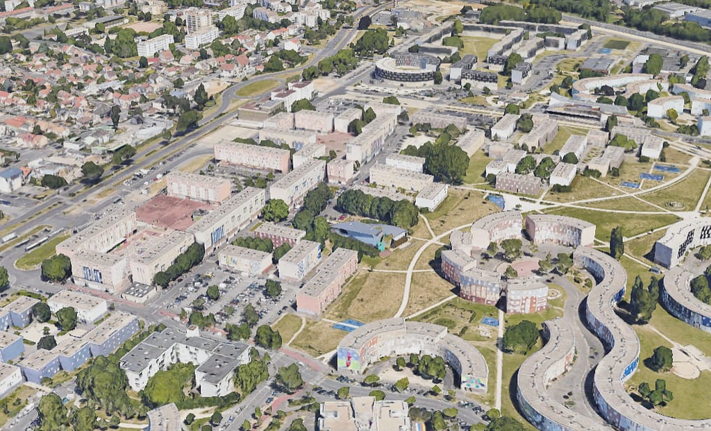 l'image est une vue google earth du quartier dela grande vo