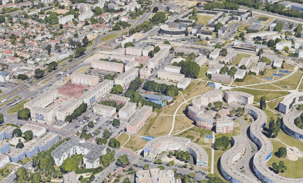 l'image est une vue google earth du quartier dela grande vo